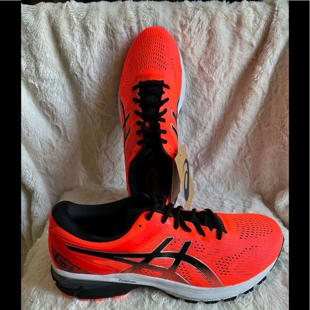 🔥▪️ASICS Mens GT-2000 8 Sunrise -Red/ Black Sneakers SIZE 11.5 NWT▪️